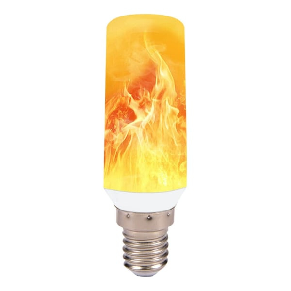 LED-lamppu liekehtivällä valoefektillä, E14