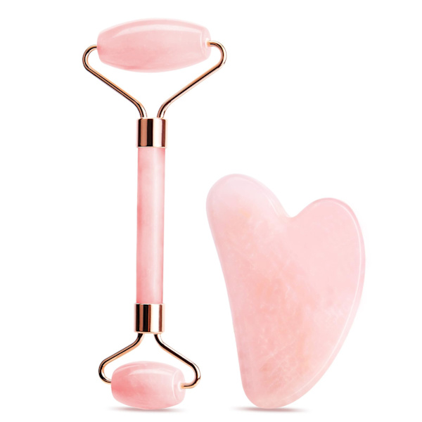 Naturlig Jade Roller för Ansikte - Åldrande Rynkor, Svullnad Ansiktshud Massager Behandling Terapi - Premium Jade Sten