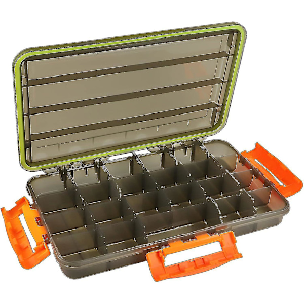 Waterproof Tackle Box, 3700 Tackle Tray, Snackle Box Container With Dividers, Lure Organizer Box Fishing Storage Box