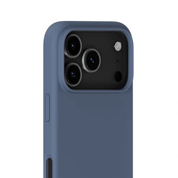 held iPhone 17 Pro Mobilskall Silikon Pacific Blue Arktisk blå Silikon[co]