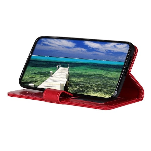 Samsung Galaxy A36 5G/A56 5G Etui Crazy Horse Læder Rød