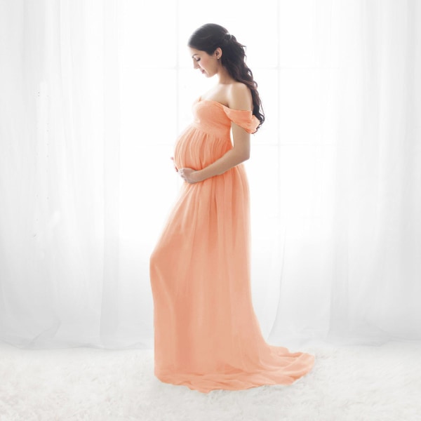 Moppingklänning för gravida (rosa)