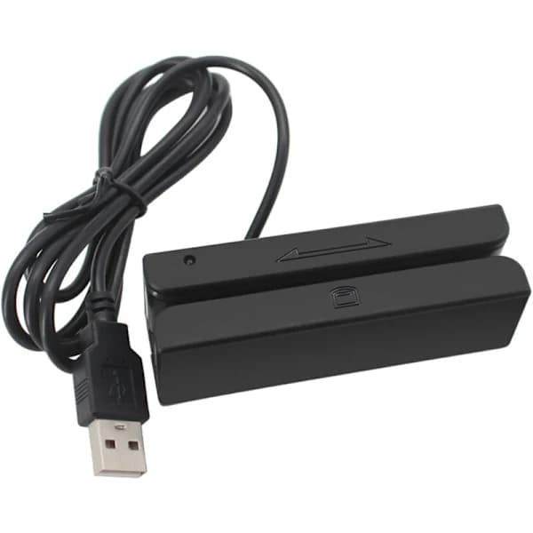 MSR90 USB Magnetkortlæser 3-spors Magnetkortlæser Mini Swiper til USB PC[co]