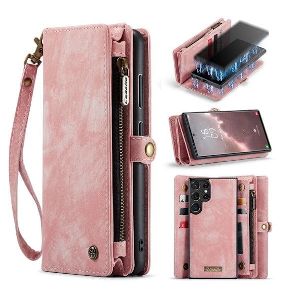 CASEME Galaxy S23 Ultra Fodral/Skal Magnet 2-i-1 Multifunktionellt