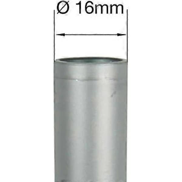 16-pack gummifötter för stolsben, halkfria golvskydd för bord, stolar och möbelben, 16 mm, svarta 16 mm Black