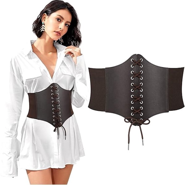 Bredt elastisk taljebåndskorset, åndbart slankebælte i mesh, sort, 83 cm