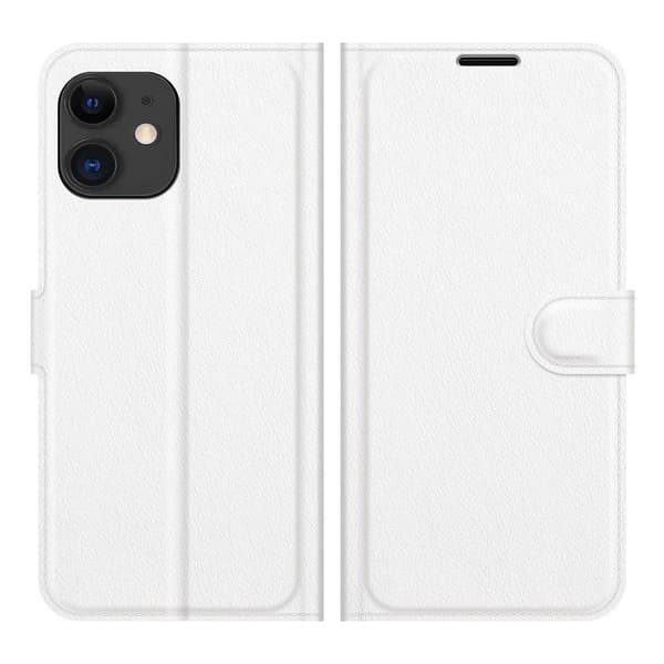 iPhone 12 - Stylish Practical NKOBEE Wallet Case Brun