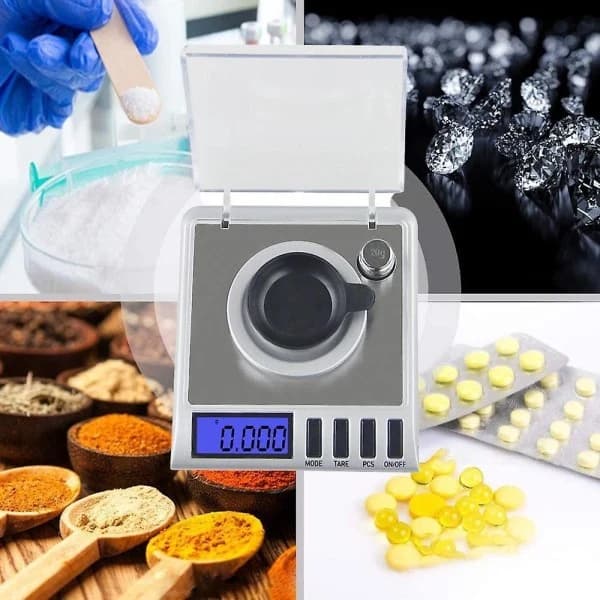 High Precision Digital Milligram Scale for Jewelry, Reloading, Jewelry and Gems