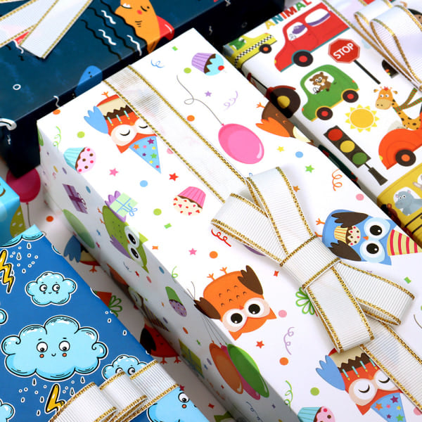 Presentpapper Barn Presentpapper 12 Ark 50*70cm Julpapper C