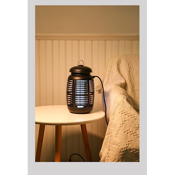 Bug Zapper utomhus med ljus, elektrisk myggzapper, insektsflugzapper utomhus inomhus, i myggdödare för uteplats gård