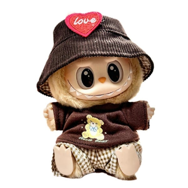 Labubu V2 Tøjserie Labubu Sød Dukke Tøj Legetøjs Ornament Kun Labubu Tøj Sød Dukke Legetøj (N