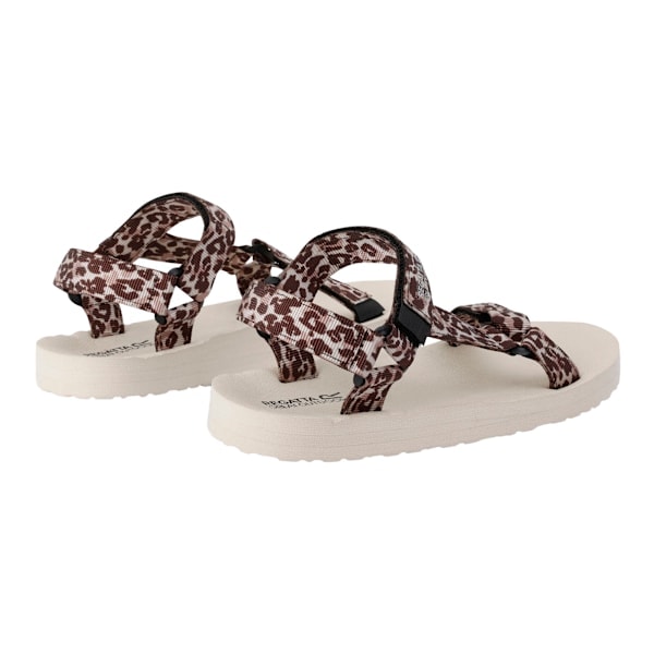 Regatta Vendeavour Leopard Print kevyet sandaalit naisille, hiekka beige/ruskea leopardikuvio, koko 7 UK