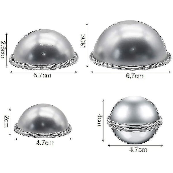 Kylpyammeen pommimuotit, 18 kpl kylpyammeen pommimuotit-YNP