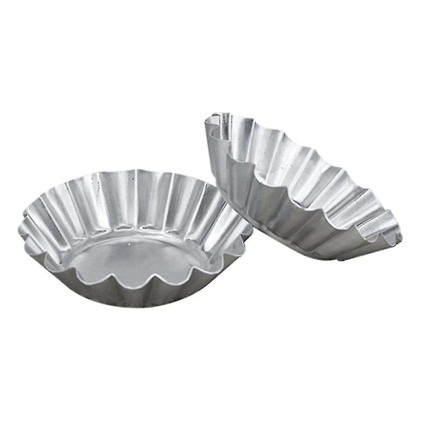 20 stk kakeform i aluminium, non-stick eggformer - gjenbrukbare bakeformer