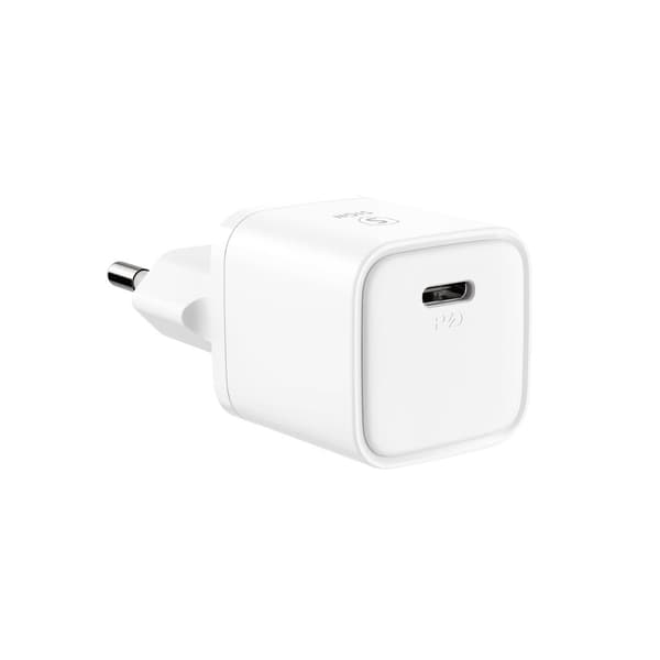 SiGN Vægoplader USB-C PD, 20W - Hvid