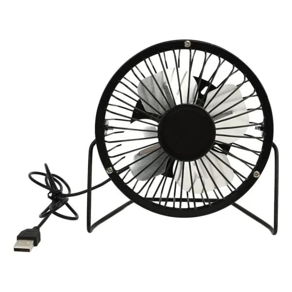 Solcelledrevet ventilator 5W USB 360 graders justerbar solcellepanel drivhusventilator til udendørs hønsehus hundehus