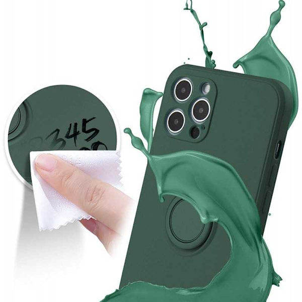 iPhone 12 Pro Max Støtsikkert Deksel med Ringholder CamShield Svart