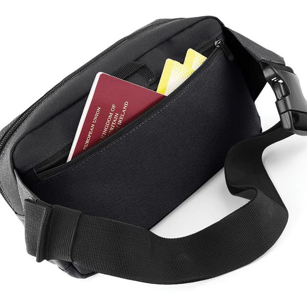 BagBase Organiser Bälte / Midjeväska (2,5 liter) One Size Bl Svart Black One Size