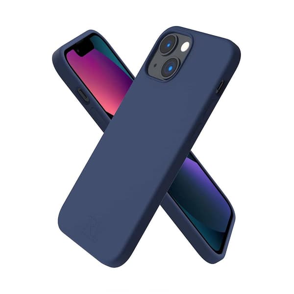 iPhone 13 - silikonikuori, sininen Rvelon Isblå blue
