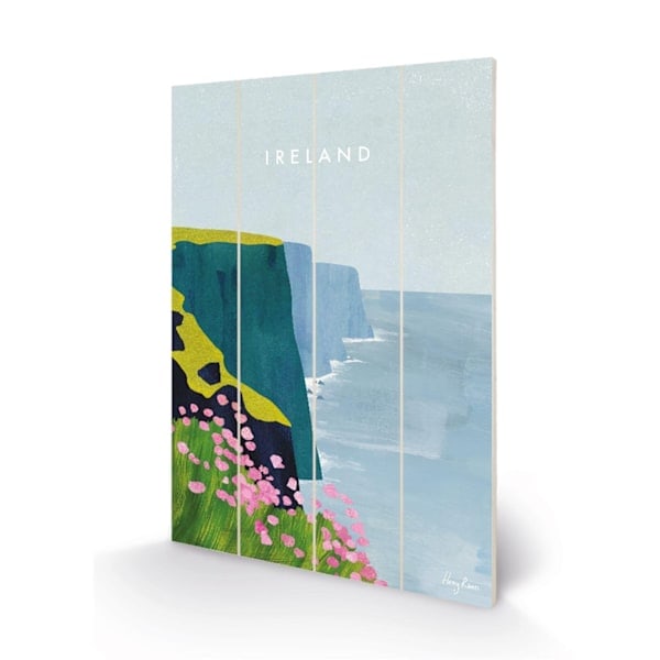 Henry Rivers Irland Cliffs Of Moher Plakett 59cm x 40cm Multico Flerfärgad 59cm x 40cm