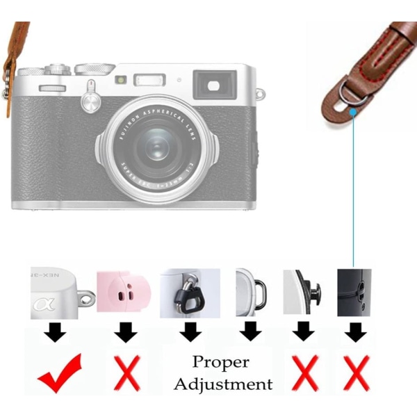 Bomullskamera Handledsrem Kamera Handrem Handledsband