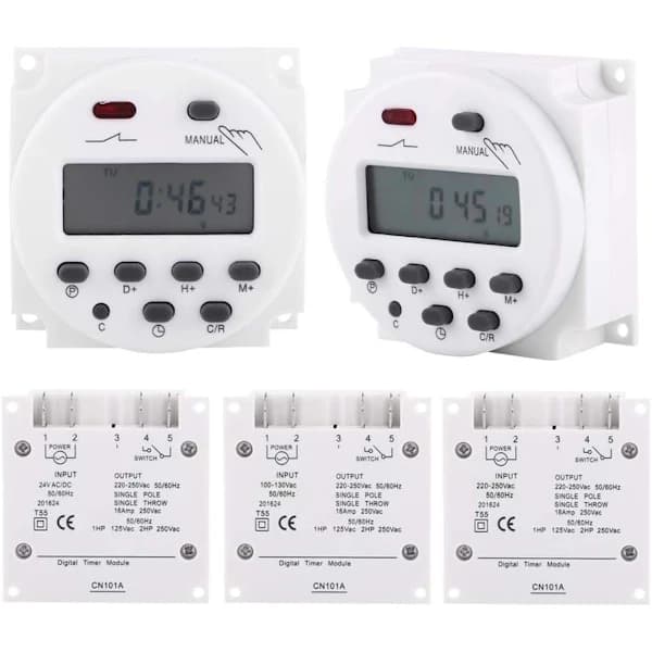 LCD digital timer Ugeprogrammerbar timer til mikrocomputerprogrammering og timerprogrammering (220V)[CO]