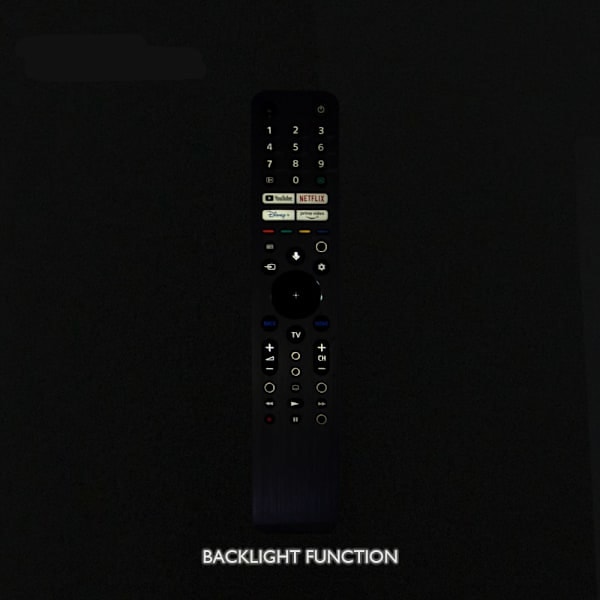 Erstatningsfjernkontroll RMF-TX621E med stemmestyring og bakgrunnsbelysning for Sony 8K TV XR-55A90J KD-43X80J XR-55X90J KD-85ZG9 KD-55XG8588