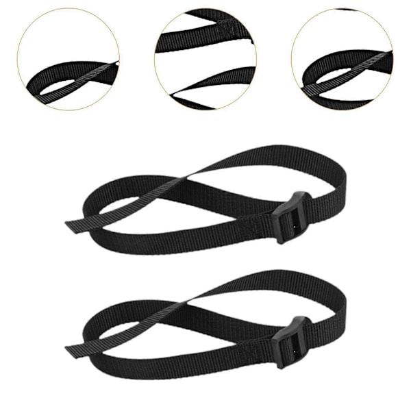 2x Fotremmar för Roddmaskin, Portabla, Universella, Lättinstallerade Tillbehör