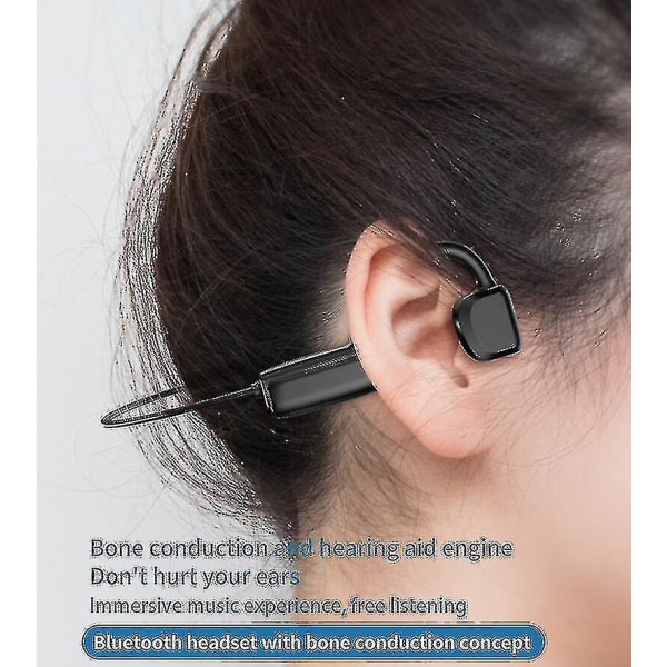 Bone Conduction Bluetooth Trådløse Open-Ear Hodetelefoner
