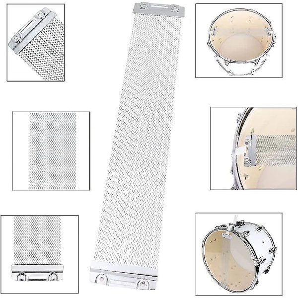 Trådsnarespole, Stålsnarespole för 14\" Trumsnare Instrument Reservdel Tillbehör