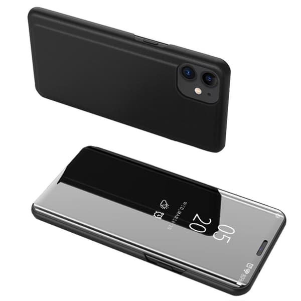 iPhone 12 - Tyylikäs LEMAN-kotelo Silver