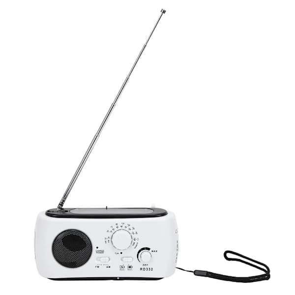 ABS Udendørs Håndsving Solradio Lommelygte Nødgenerator[co]
