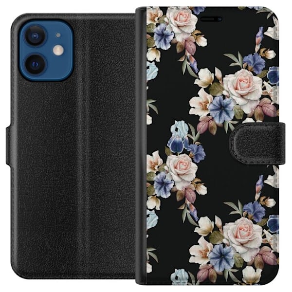 Apple iPhone 12 Plånboksfodral Blommor