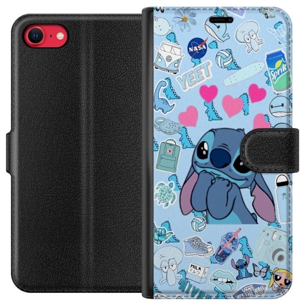 Apple iPhone 8 Plånboksfodral stitch