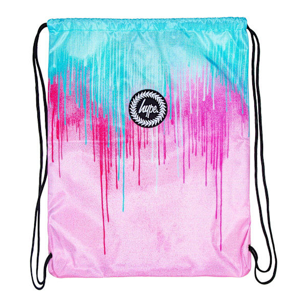 Hype Drips dragskoväska One Size Rosa/Mint Pink/Mint One Size Transparent
