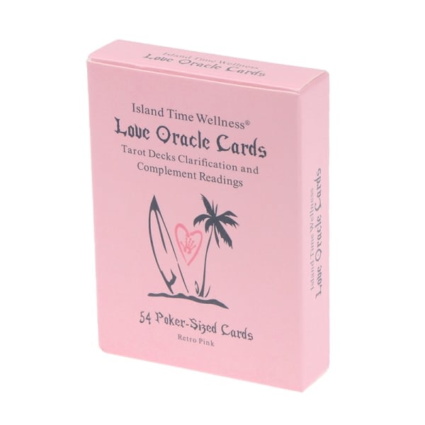 Rosa Wellness Kärlek Oracle -kortti Tarot Ennustus Ennustaminen Perhe Rosa yksi koko