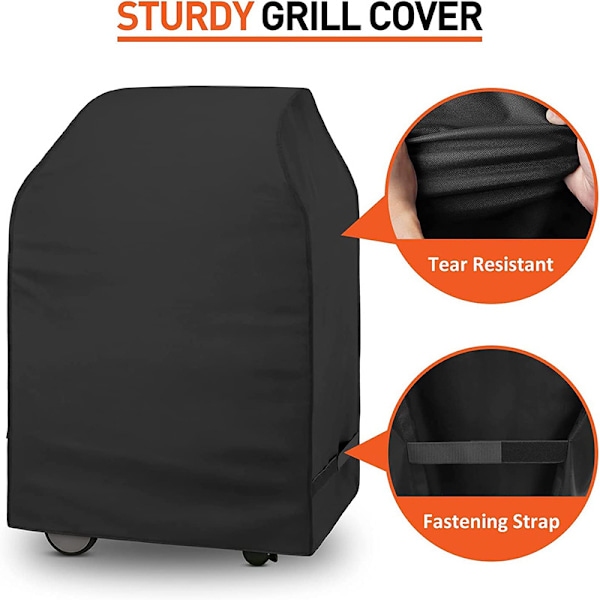 BBQ Grill Cover, Vandtæt Grill Cover til Udendørs Grill, Rip-Proof, Fade Resistant Barbecue Gas Grill Cover  147*61*122cm