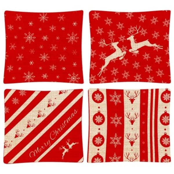 4-pack Örngott set - Jul - 45x45cm 400[CO]