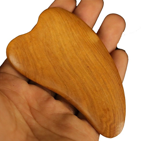 Trä Gua Sha Skrapbräda Massageverktyg Smal Guasha Massagebräda Gua Sha Skrapa Rygg Ben Arm Massage Terapi Verktyg
