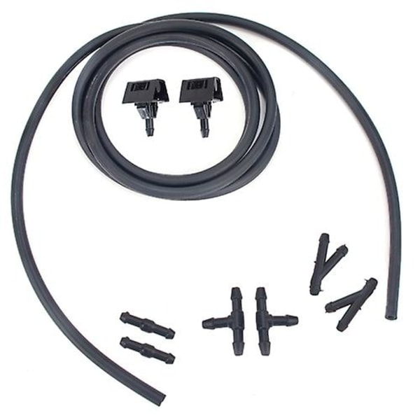 2 kpl Tuulilasinpesusuuttimia + Letkuliitäntäsarja 28932-jd000 Nissan Qashqai / Qashqai +2 J10 / Dualis