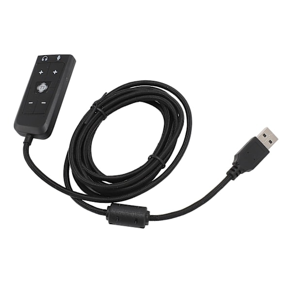 USB - 3,5 mm:n Jack Äänikorttisovitin Kuuloke- ja Mikrofoniliitännöillä Kingston HyperX Cloud II:lle