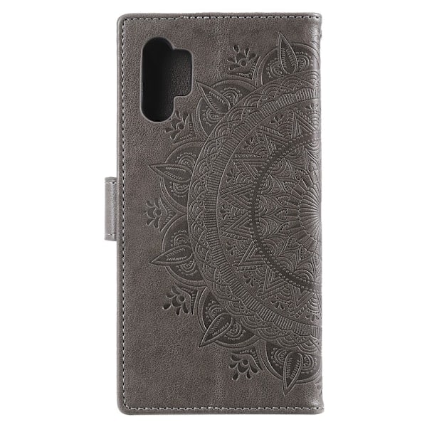 Samsung Galaxy A32 5G - Mandala Nahkakotelo - Harmaa Grey Harmaa