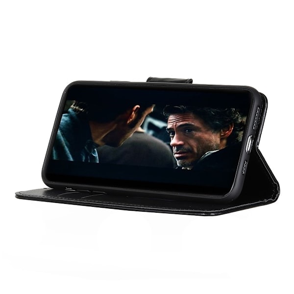 Xiaomi Redmi 8A - Crazy Horse Pung Etui - Sort Sort