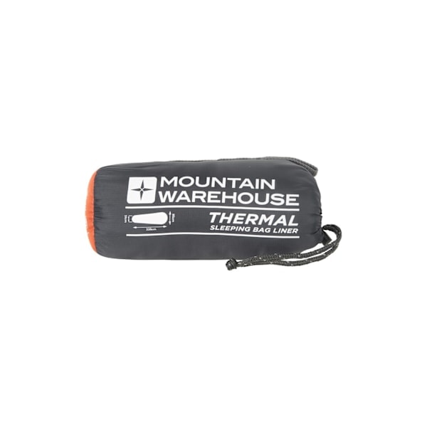 Mountain Warehouse Termisk Sovsäcksliner One Size Svart Black One Size style 8