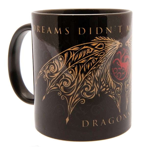 House Of The Dragon Vingar Muki Yksi Koko Musta/Kulta/Punainen Black/Gold/Red One Size