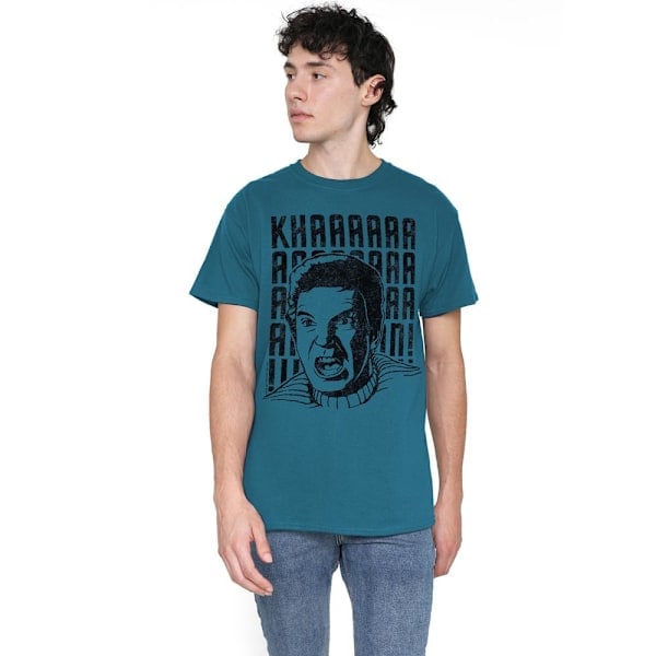 Star Trek Herr Khan Yell T-paita XXL Liuskekivenharmaa Slate XXL