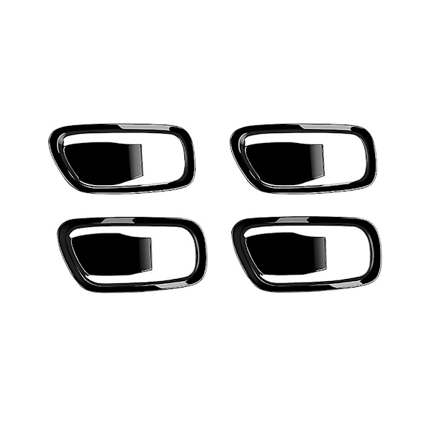 4 st Glanssvart Innerdörrhandtag Skålpanel Kåpa Trim För Xrv Xr-v -v 2022 2023 Interiör Lister