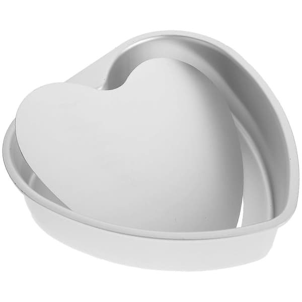 1 pc Heart-shaped Cake Mold for Baking DIY Creative Aluminum Silver