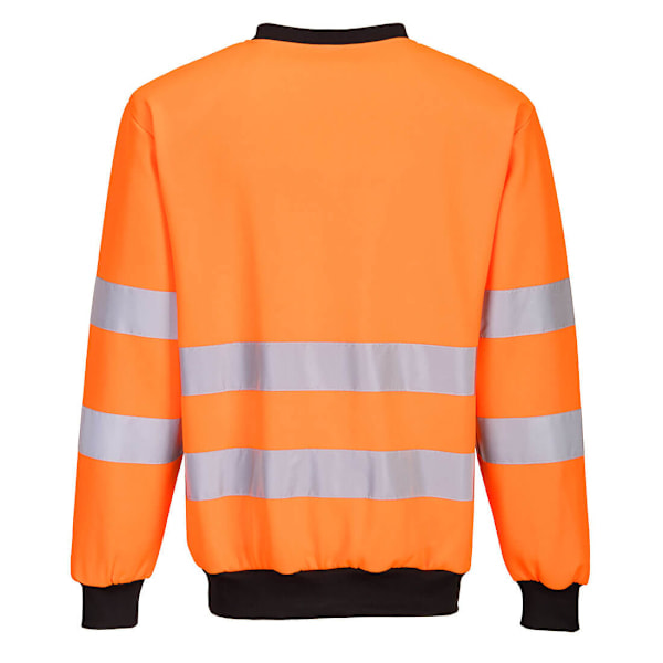 Portwest Herr PW2 Huomiovärinen collegepaita XXL Oranssi/Musta Oranssi/Musta XXL
