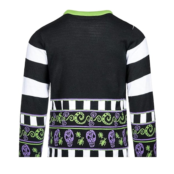 Beetlejuice Unisex Vuxen Konstig Och Ovanlig Stickad Kofta L Flerfärgad L